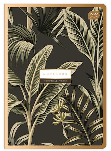 Notebook A5/80k mriežka Metallic Satin Gold Int A 10