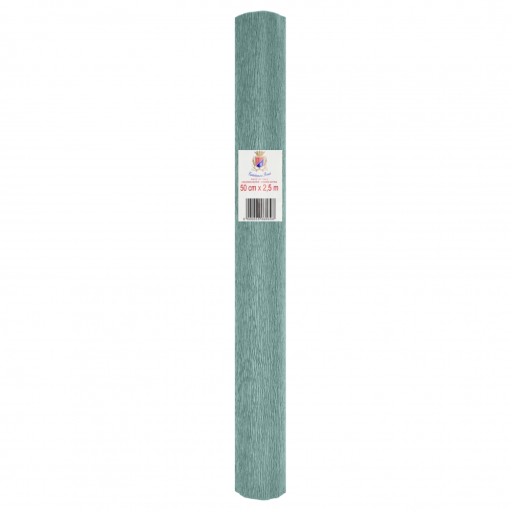 Krepový papier Taliansky krep 180 g krčený hodvábny papier č. 17E4 tiffany zelená