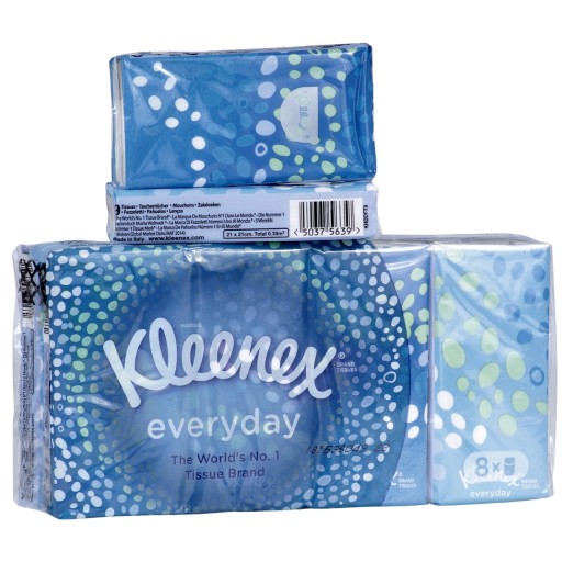 Kleenex vreckovky, balenie 8 ks