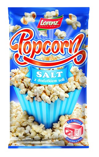 Lorenz Popcorn solený 90g - vhodný do mikrovlnnej rúry