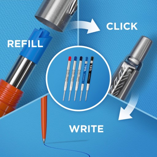 PARKER QUINK GÉLOVÉ PERO NÁPLŇ ECONOMY BLUE M 2 KS.