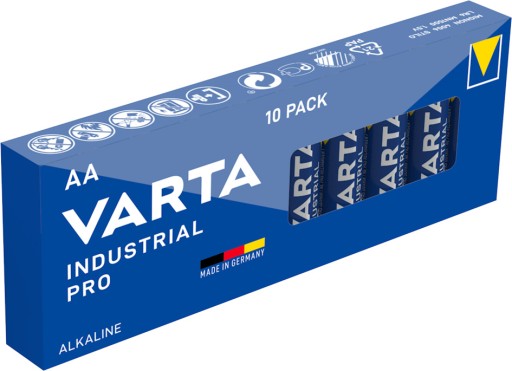 10x LR6 VARTA 1,5V PRIEMYSELNÁ AA BATÉRIA