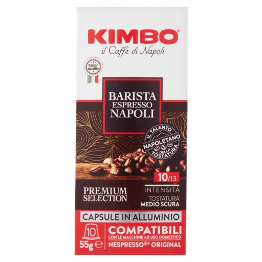 Kapsule pre Nespresso Kimbo Espresso Barista NAPOLI 10 ks