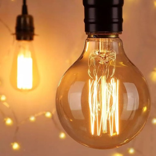 Dekoratívna DEKORATÍVNA ŽIAROVKA E27 RETRO Edison G80 - DYMOVÉ SKLO - SILNÁ