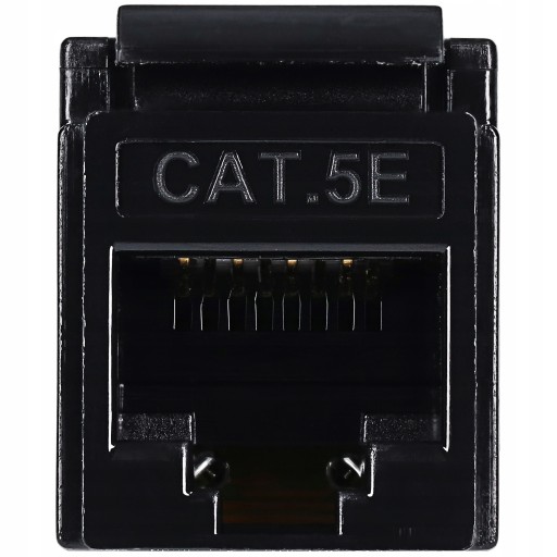 Keystone LAN RJ-45 CAT.5E zásuvkový modul, čierny