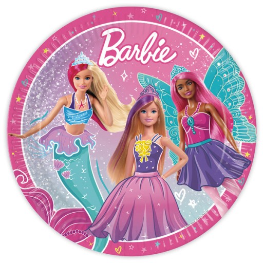 PAPIEROVÉ TANIERE BARBIE BÁBIE 23 CM 8 KS.