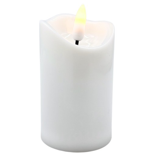 Vložka na sviečky LED sviečka 9 cm biela + batérie