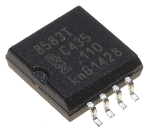 PCF8583T RTC SMD čip - hodiny s kalendárom a 240B RAM