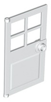 LEGO Door 1x4x6 bielo/biela (60623/4521943)