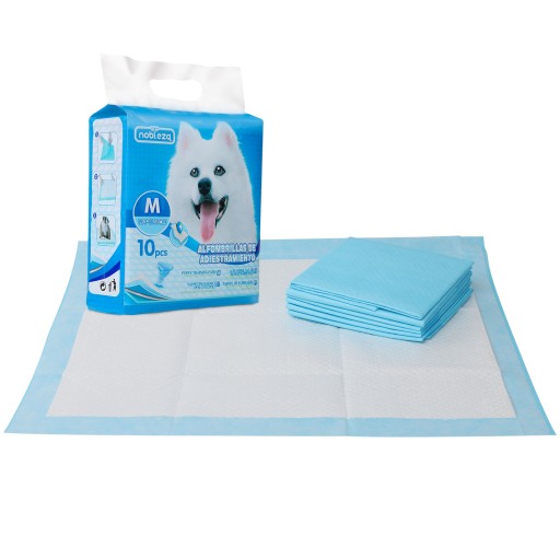ABSORPČNÉ HYGIENICKÉ PODLOŽKY PRE PSY ZVIERATÁ M 60X60 CM 10 KS