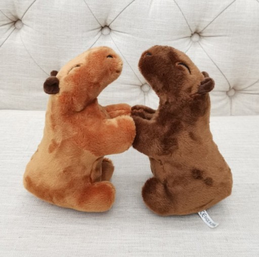 MASKOT PLYŠOVÁ HRAČKA KAPYBARA SVETLOHNEDÁ 20cm