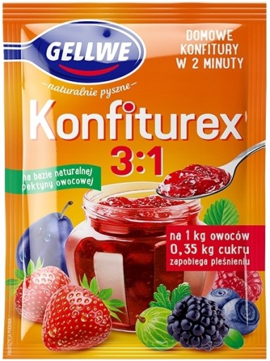 KONFITUREX 3:1 GELLWE na zaváranie 40g