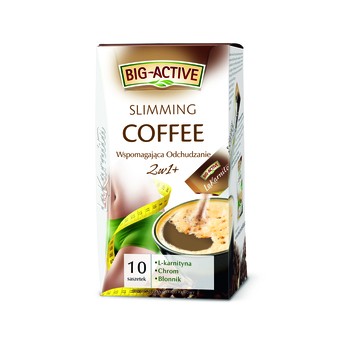 1x 120g BIG-ACTIVE káva na chudnutie 2v1