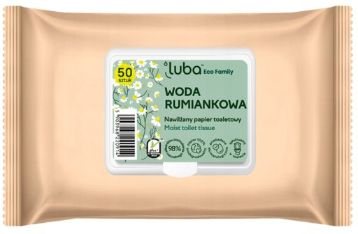 LUBA TOALETNÝ PAPIER VLHČENÝ HARMANČEK 50 KS