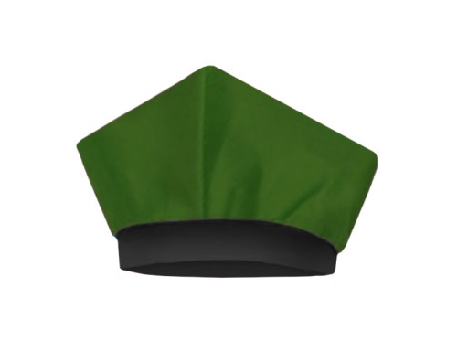 KROJOVÝ KLOBÚK, TMAVOZELENÝ