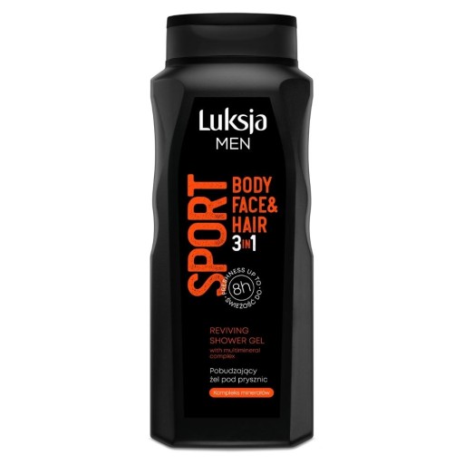 Luksja Men Sport Stimulačný sprchový gél 3v1 500 ml