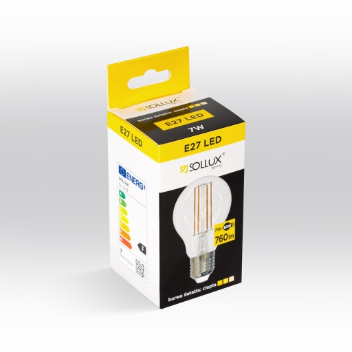 E27 LED žiarovka 3000K 7W 760lm