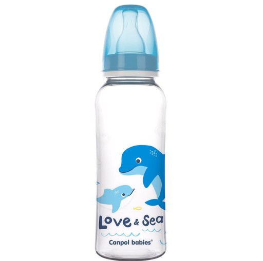 CANPOL ZÁKLADNÁ FĽAŠA NARROW 250 ML cumlík 12m+