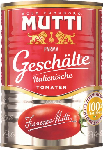 PELATI MUTTI paradajky BEZ ŠUPKY 400G NA PIZZU