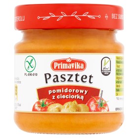 PAŠTRÁDKA RAJČINOVÁ S CÍCAROM 160G PRIMAVIKA