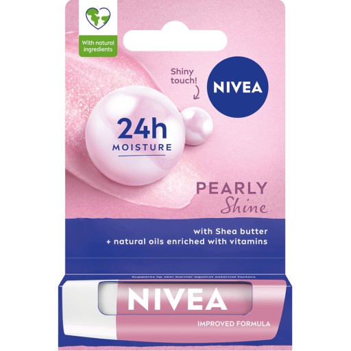 NIVEA STAROSTLIVOSŤ O LIP Pearly Shine perleťový lesk
