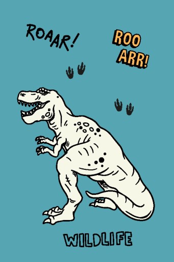 UTERÁK DINOSAURS x2 40x60 cm, dvojbal