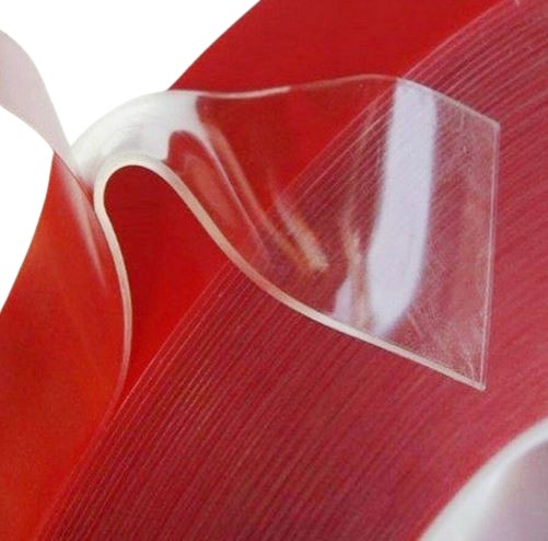 OBOJSTRANNÁ SAMOLEPIACA GÉLOVÁ PÁSKA 6mm 33m tl 0,5 mm transparentný STRONG