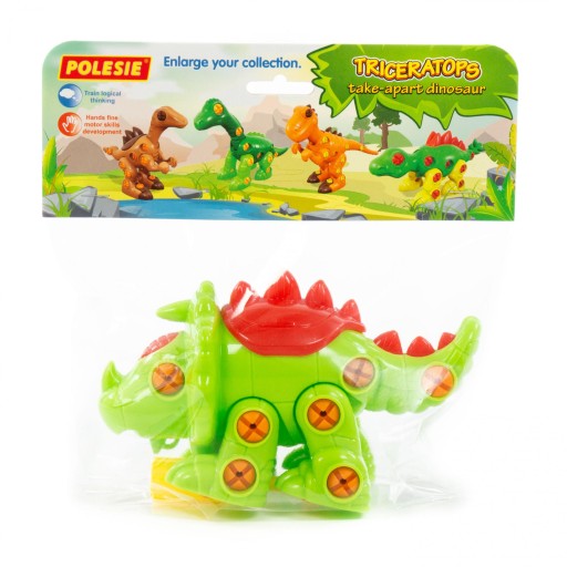 POLESIE 76717 DINOSAUR TWISTING TRICERATOPS