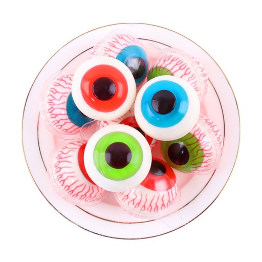 Trolls Foam Jelly Eyes HALLOWEEN z Nemecka, balenie 6 ks DE