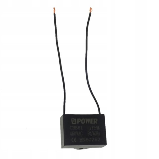 Štartovací kondenzátor motora K 2,5uF 450V CBB61
