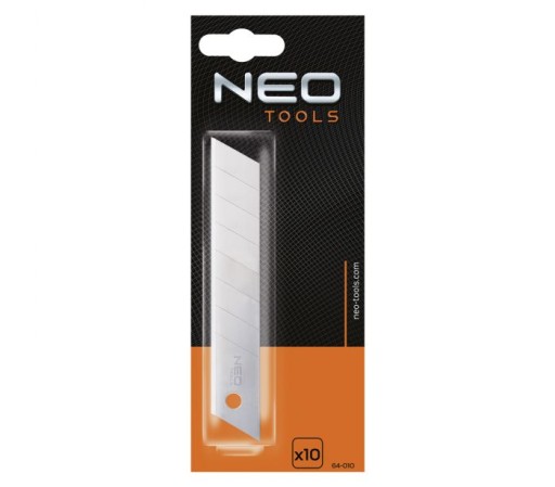 NEO Vymeniteľné zlomené čepele 18mm 10ks 64-010