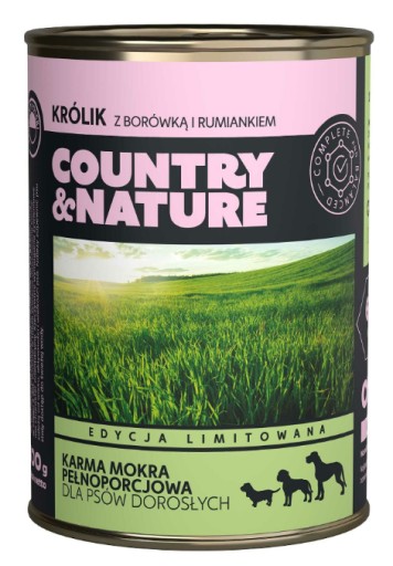 Dr PC Krmivo pre králiky bez obilnín s čučoriedkami a harmančekom 400 g - COUNTRY&NATURE