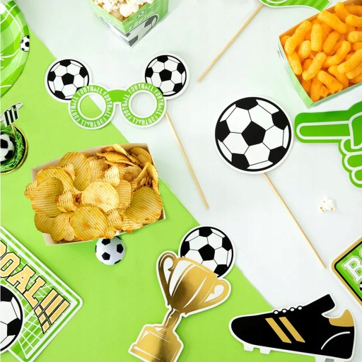 Krabička na pukance, chipsy, občerstvenie, futbal, futbal, narodeniny, zápas, 3 ks