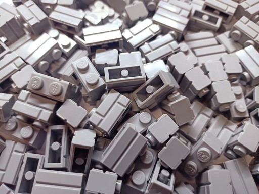 LEGO Brick Tehlová stena Sivá tehla 98283 50 dielikov