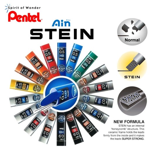 AIN STEIN CERUŽKOVÁ GRAFIKA 40 KS 0,5MM 2B PENTEL
