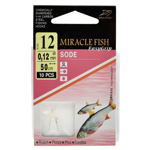 Háčiky SODE TIED, READY náväzce, 10 ks, veľkosť 12