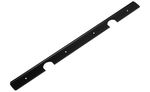 Rohová lišta na dosku, 38 mm, matná čierna - K-38/NOVA AMIX