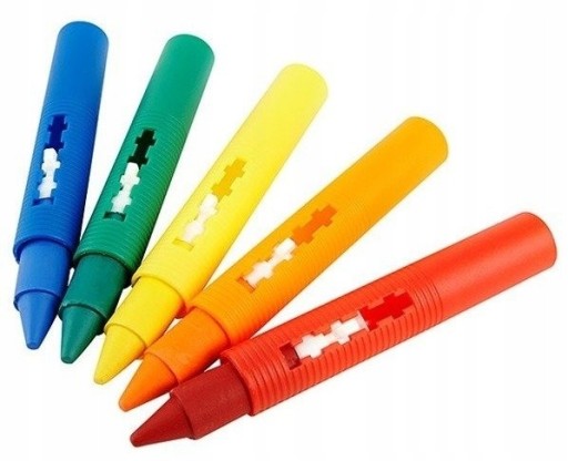 Umývateľné pastelky do kúpeľa pre deti, 9 farieb Colorino