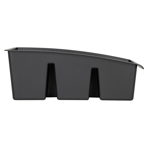 KUCHYŇSKÝ ORGANIZÁTOR NÁDOBA NA KORENIE PRIESTORY NA BYLINKY 25x15CM ČIERNA