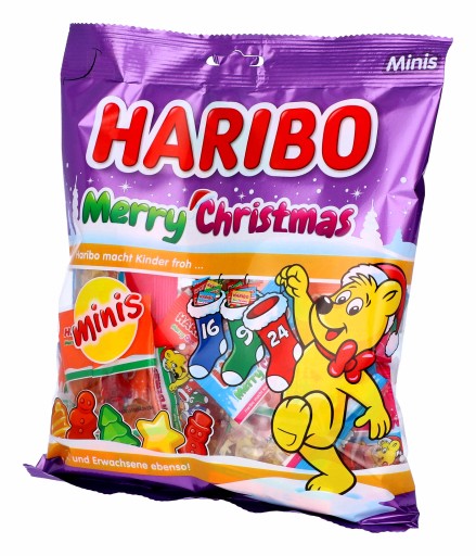 HARIBO MINIS Ovocie Marshmallows Gummies Vianočný MIX DARČEK NA VIANOCE