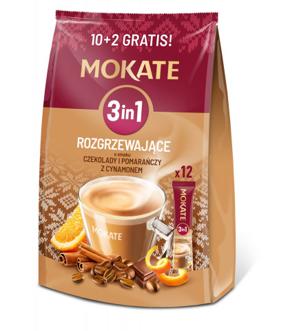 Hrejivá instantná káva 3v1 čokoláda pomaranč škorica 12 ks.