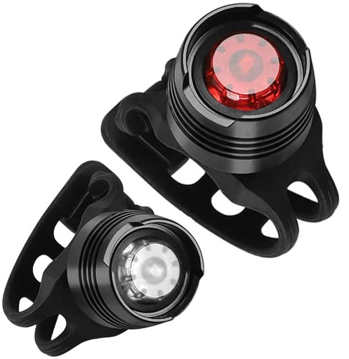 BIKE LAMPA PREDNÉ ZADNÉ SVETLO NA HLINÍKOVÉ RIADITEĽKY