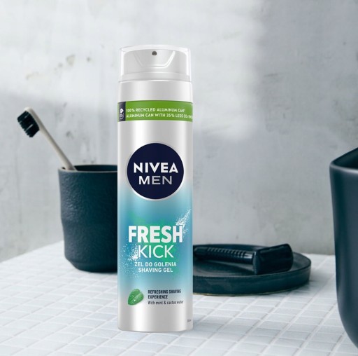 NIVEA MEN FRESH KICK Gél na holenie pre mužov 200ml