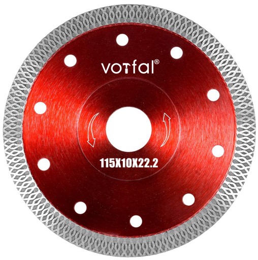 DIAMANTOVÝ KOTOUČ NA REZANIE ŽULOVÝCH ŽULOVÝCH OBKLADOV PRE BRÚSKU 115 MM