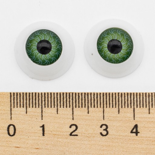 Oči na hračky plastové 20x10mm 4 páry