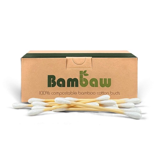 Ekologické hygienické tyčinky 200 ks Bambaw