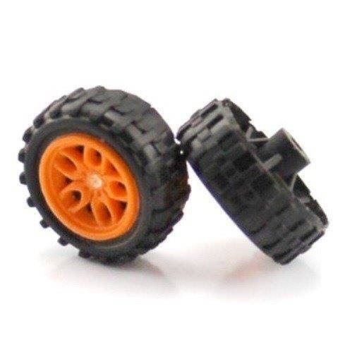Plastové koliesko pre RC automobilový robot 18x6mm