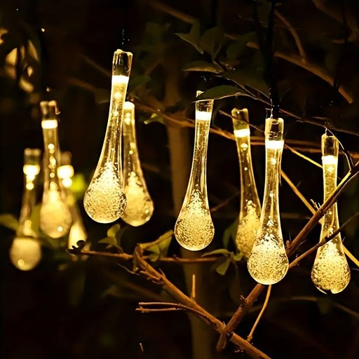 SOLAR GARLAND záhradné LED svietidlo na balkón, 8 režimov, 6 m, 40 žiaroviek