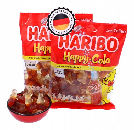 Haribo Happy Cola želé 175g DE