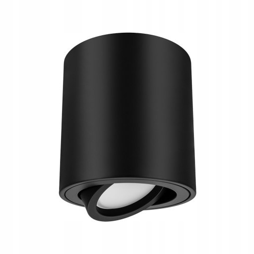 Prisadené halogénové LED TUBE GU10 Pohyblivé stropné svietidlo BLACK SPOT